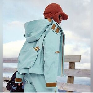 Free People Zephyr Ski Shell Packable Jacket